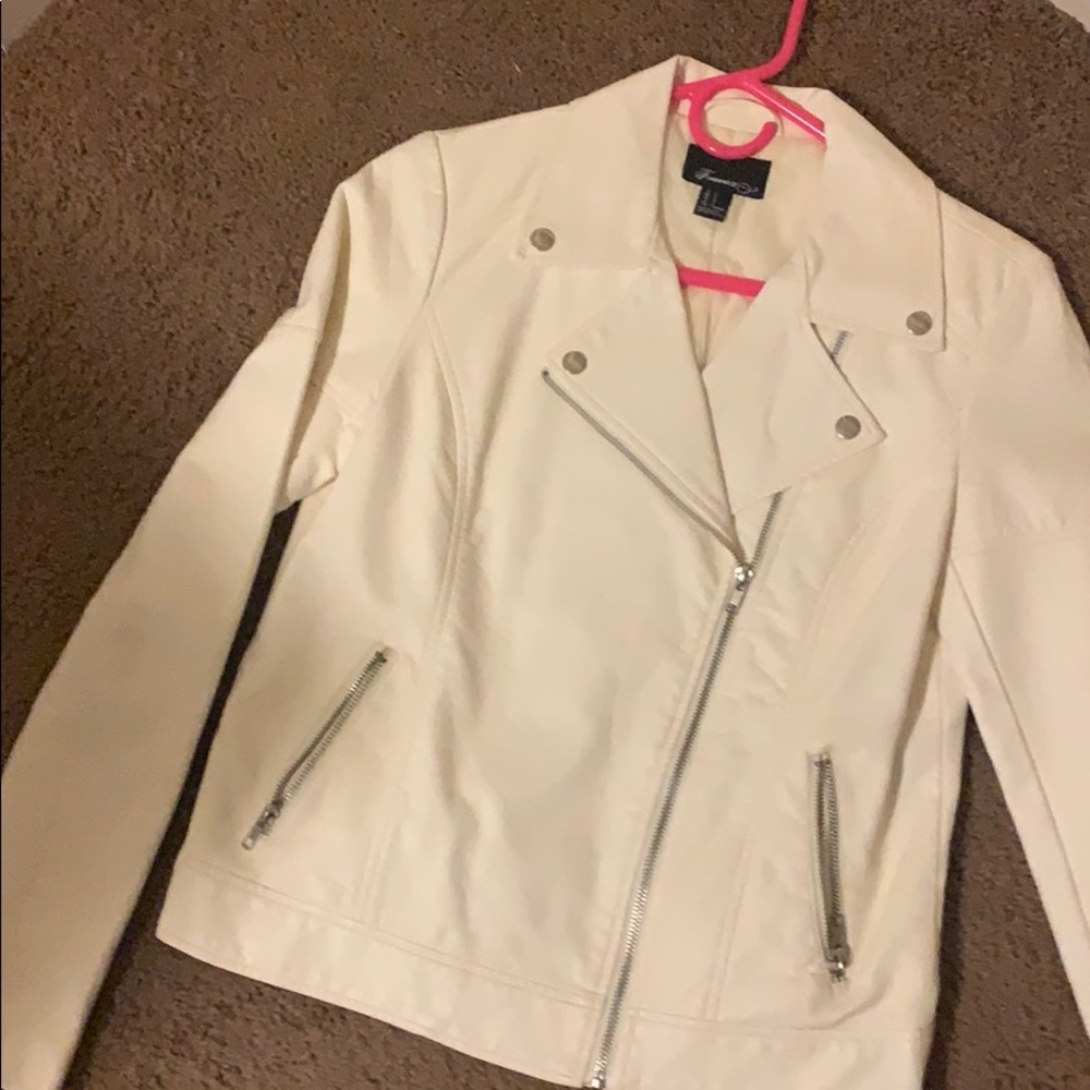 White Pleather Jacket